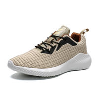 Hot Sale Fashion Running Shoes Customized New Light Brown Running Sport Shoes