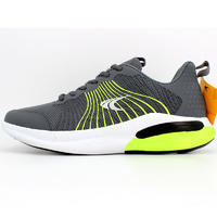 Hot Sale Fashion  Gray Green Running Shoes Customized New Running Sport Shoe