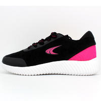 Hot Sale Fashion Black Pink Running Shoes Customized New Running Sport Shoe
